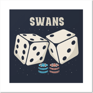 swans Posters and Art